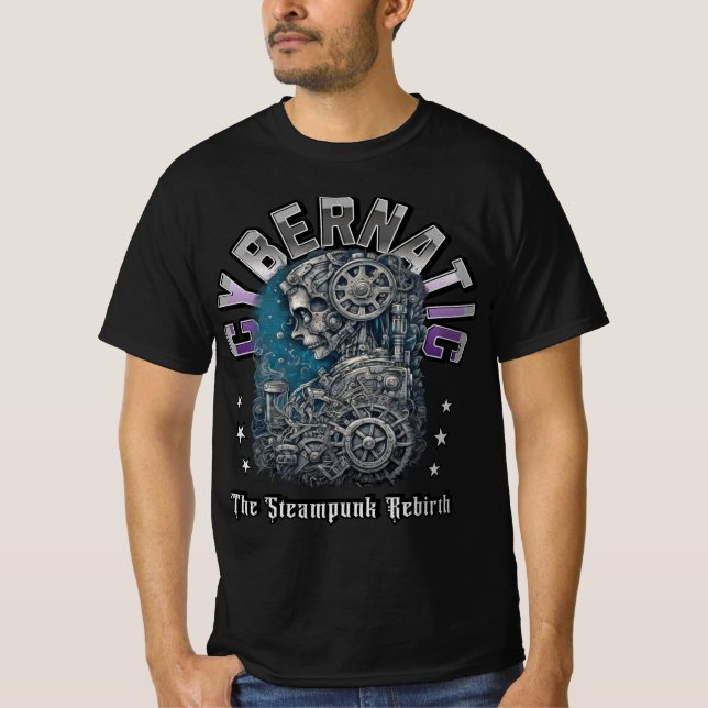 Camiseta gráfica cibernética (Frente)