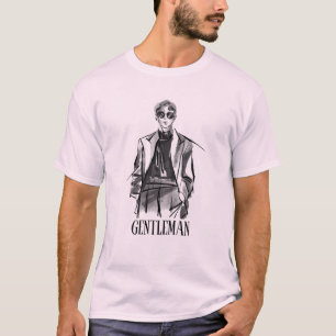 Camiseta Gráfica Clássico Cavalheiro