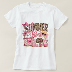 Camiseta Gráfica Classy Summer Vibes