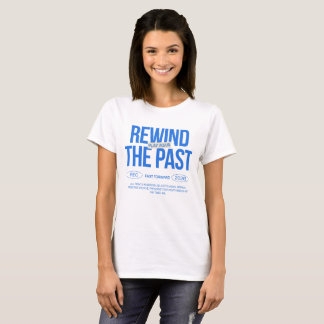 Camiseta Gráfica Cobalt Blue Rewind The Past Y2K F
