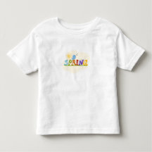 Camiseta Gráfica Colorida da Natureza para Criança