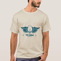 Camiseta gráfica com Asas de Anjo para Homens