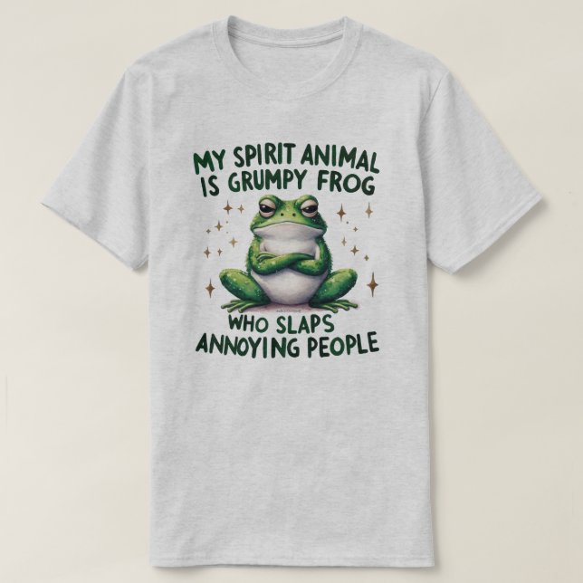 Camiseta Gráfica com Citação da Sapo Ousada e Sass (Frente do Design)