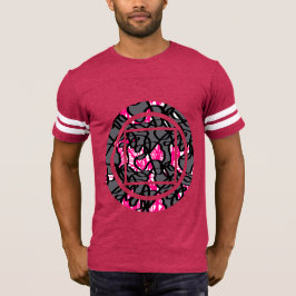 Camiseta Gráfica com Estampa de Círculo Geométrico