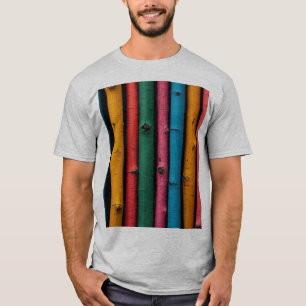 Camiseta Gráfica com Rosto de Monstro Rosa Neon Fo
