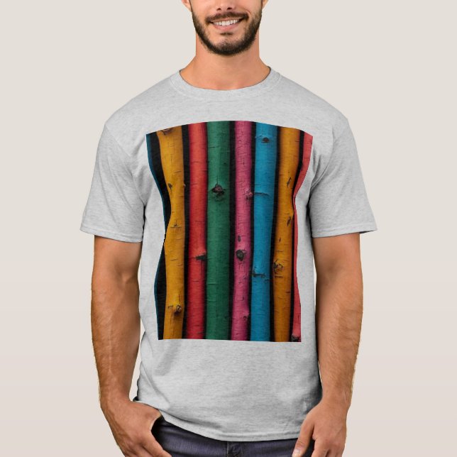 Camiseta Gráfica com Rosto de Monstro Rosa Neon Fo (Frente)