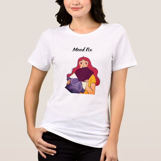 Camiseta Gráfica Corrigindo o Humor (Frente)