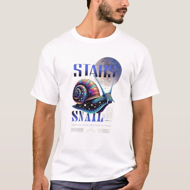 Camiseta Gráfica da Lua Celestial (Frente)
