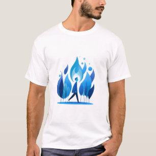 Camiseta Gráfica de Acampamento de Verão Retrô