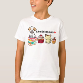 Camiseta Gráfica de Animais Fofos Essentials da Vi