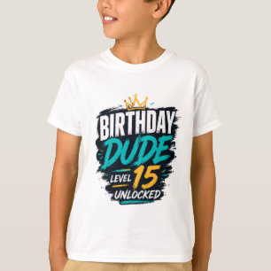 Camiseta Gráfica de Aniversário de Adolescente Mas
