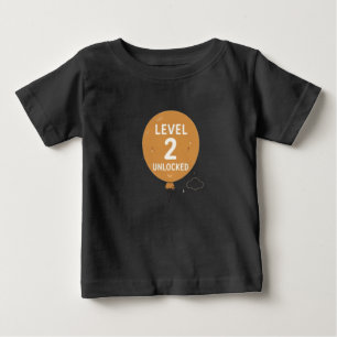 Camiseta Gráfica de Aniversário para Crianças de 2