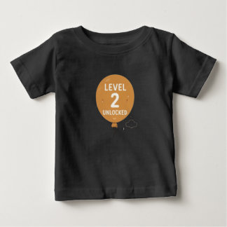 Camiseta Gráfica de Aniversário para Crianças de 2