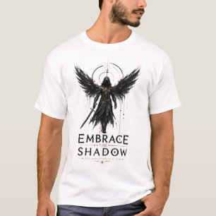 Camiseta Gráfica de Anjo Guerreiro de Fantasia Som
