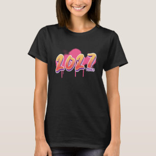 Camiseta Gráfica de Ano Novo 2027 – Estilo Urbano