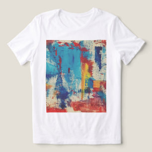 Camiseta Gráfica de Arte Abstrata