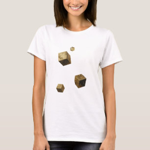Camiseta Gráfica de ARTE ABSTRATA Cool Gold