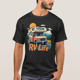 Camiseta Gráfica de Aventura do RV Life Men