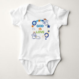 Camiseta Gráfica de Bebê Estrela Fofa