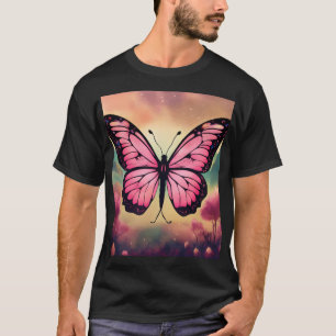 Camiseta Gráfica de Borboleta Bonita – Natureza Es