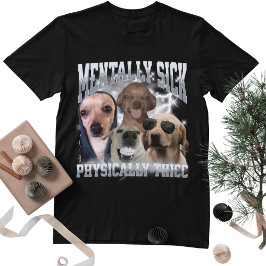 Camiseta Gráfica de Cão Engraçado e Gordinho Bootl