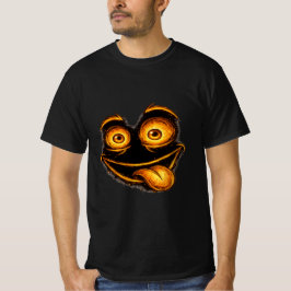 Camiseta Gráfica de Cara Louca Engraçada para Home
