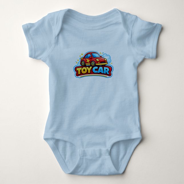 Camiseta Gráfica de Carro de Brinquedo – Veículo d (Frente)