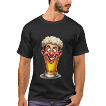 Camiseta Gráfica de Cerveja IPA de Humor Masculino