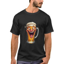 Camiseta Gráfica de Cerveja IPA Engraçada para Hom
