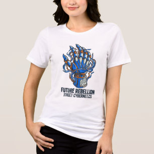 Camiseta Gráfica de Ciberética da Rua da Rebelião