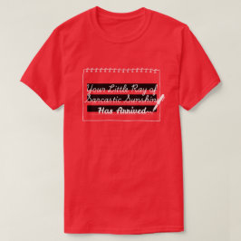 Camiseta Gráfica de Citação Engraçada Sarcástica S