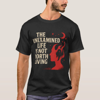 Camiseta Gráfica de Citação Filosófica