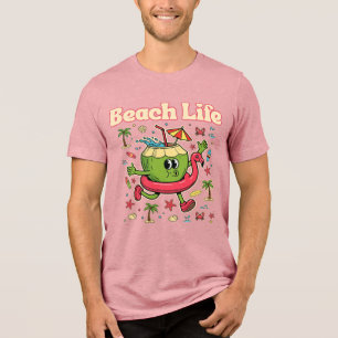 Camiseta gráfica de coco unissex Beach Life