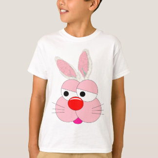 Camiseta Gráfica de Coelho de Desenho Fofo - Salte