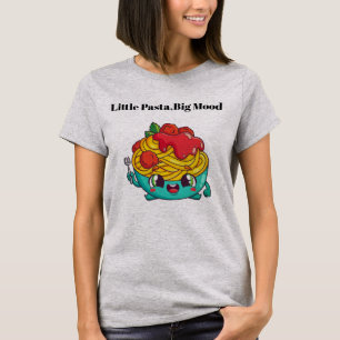 Camiseta Gráfica de Comida Divertida Little Pasta
