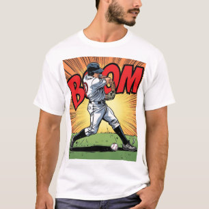 Camiseta Gráfica de Cricket T20 Bat Ball Boom