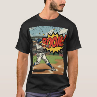 Camiseta Gráfica de Críquete T20 Bat Ball Boom