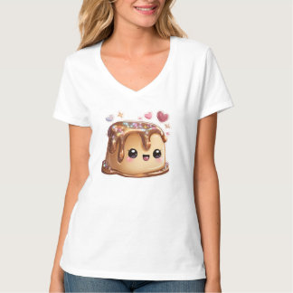Camiseta Gráfica de Doce Sobremesa Fofa