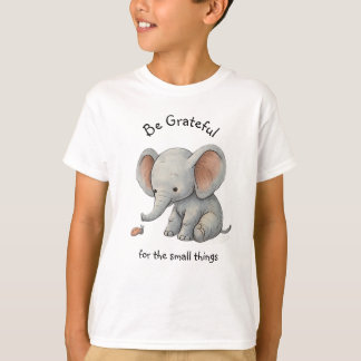 Camiseta Gráfica de Elefante Grato
