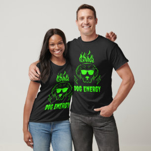 Camiseta gráfica de energia canina masculina - Cac