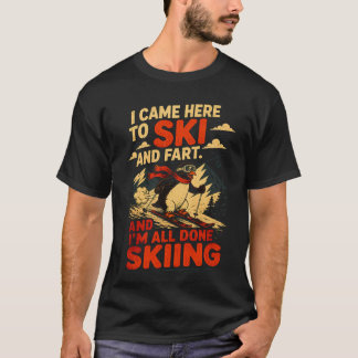 Camiseta Gráfica de Esportes de Inverno do Pinguim