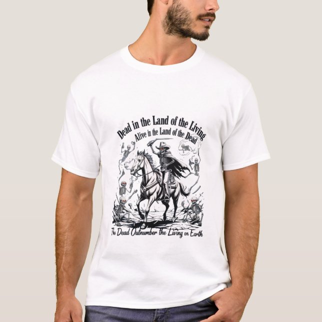 Camiseta Gráfica de Esqueleto Épico - Design de Ca (Frente)
