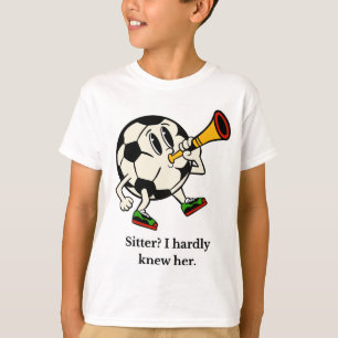 Camiseta Gráfica de Futebol Engraçada para Fãs de
