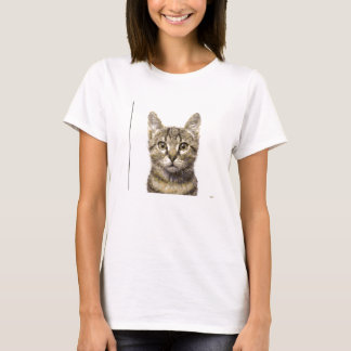 Camiseta Gráfica de Gatos para Mulheres