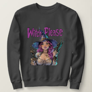 Camiseta Gráfica de Halloween Witch Please – Diver