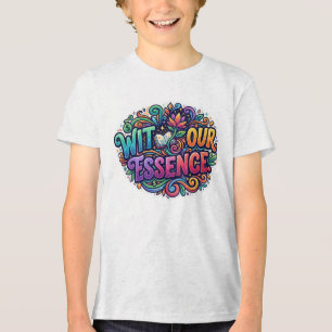 Camiseta Gráfica de Humor Inteligente – Com Nossa