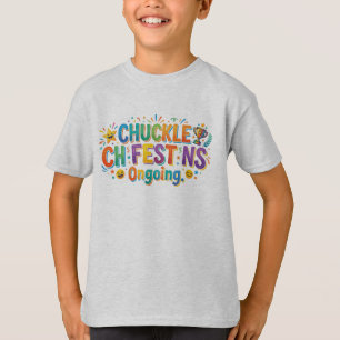 Camiseta Gráfica de Humor Sem Fim – Chuckle Fest O