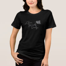 Camiseta Gráfica de Inspiração Diária para Amar a 