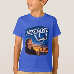 Camiseta Gráfica de Lançamento de Carro Espacial N
