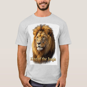 Camiseta Gráfica de Leão